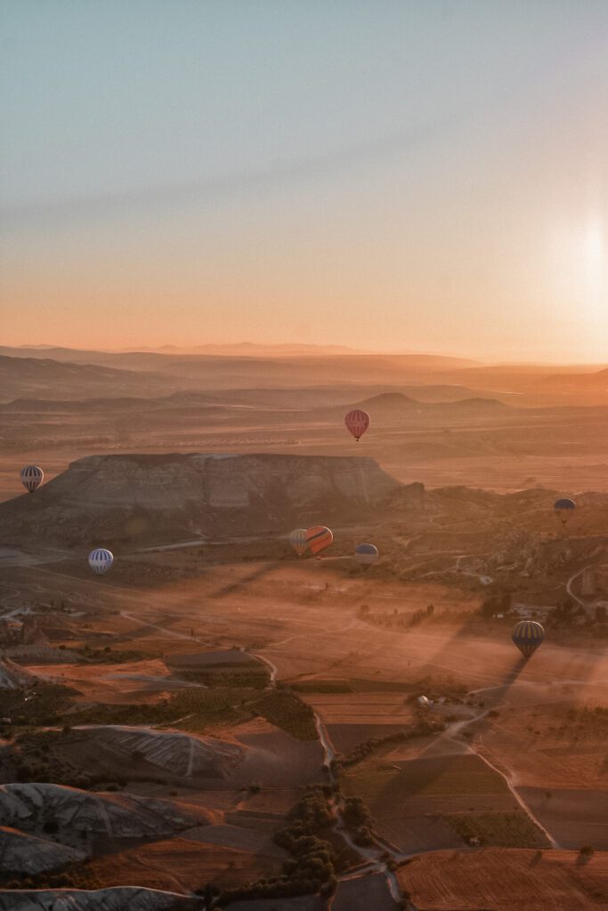 photo de notre tour en montgolfière en Cappadoce